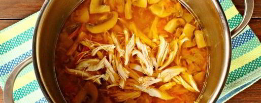 Шаг 8: супа-пюре из курицы и шампиньонов