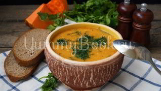 Рецепт Супа-пюре из нута с тыквой