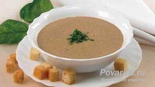 Рецепт Супа-пюре из печени
