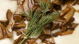 Рецепт Супа-пюре из перловки с грибами