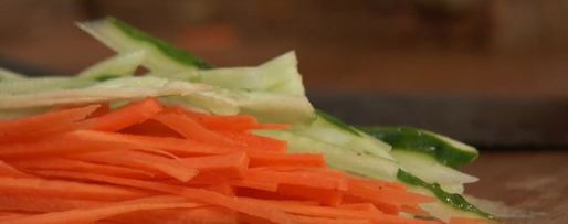 Шаг 3: супа-пюре из риса и овощные роллы