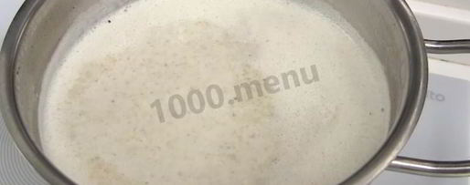 Шаг 5: супа пюре из шампиньонов со сливками и мускатным орехом