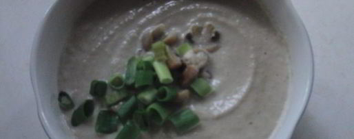 Шаг 4: супа-пюре из шампиньонов