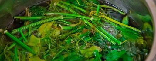 Шаг 6: супа пюре из шпината