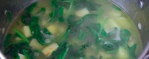 Шаг 8: супа пюре из шпината