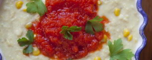 Шаг 5: супа-пюре из свежей кукурузы