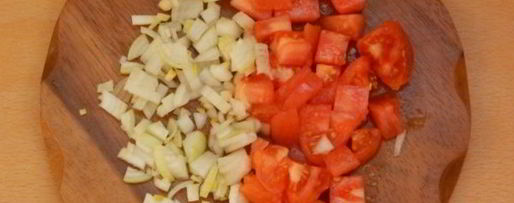 Шаг 2: супа пюре из томатного сока