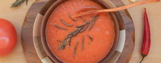 Шаг 7: супа пюре из томатного сока