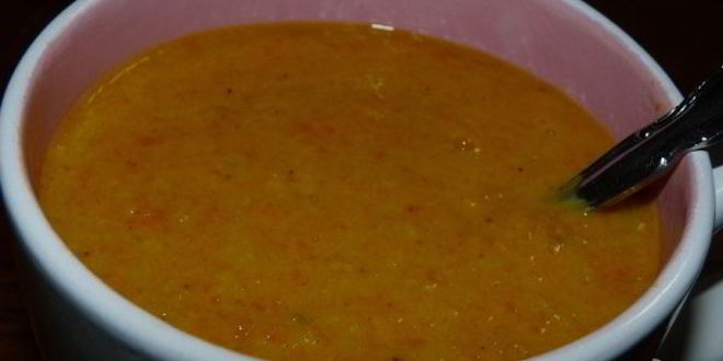 Рецепт супа-пюре из цветной капусты с куркумой