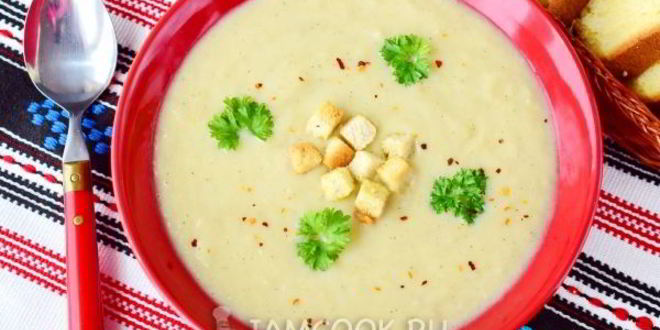 Рецепт супа-пюре из цветной капусты со сливками