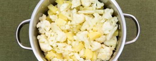 Шаг 6: супа-пюре из цветной капусты