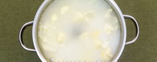 Шаг 7: супа-пюре из цветной капусты