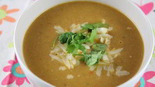 Рецепт Супа-пюре из тыквы и баклажанов