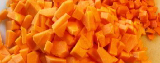 Шаг 1: супа-пюре из тыквы и баклажанов