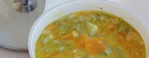 Шаг 9: супа-пюре из тыквы и кабачков