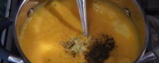 Шаг 2: супа-пюре из тыквы с сельдереем