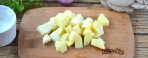 Шаг 1: супа-пюре из вешенок