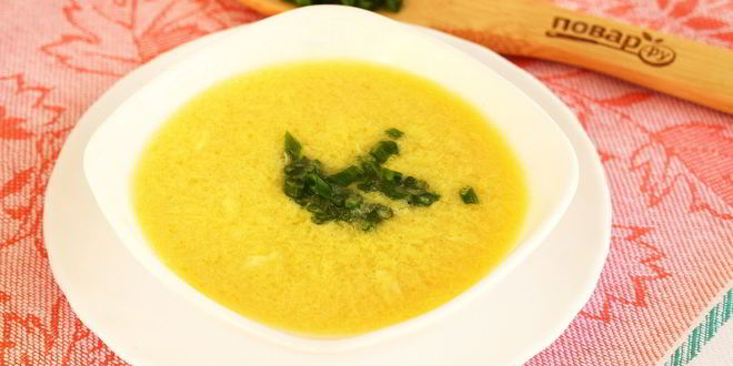 Рецепт супа-пюре из яиц