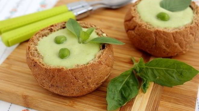 Рецепт Супа-пюре из зеленого горошка