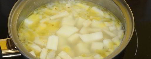 Шаг 1: супа-пюре из зеленого горошка