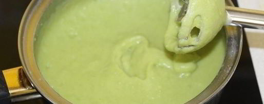 Шаг 4: супа-пюре из зеленого горошка