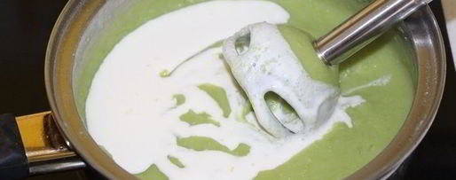 Шаг 5: супа-пюре из зеленого горошка