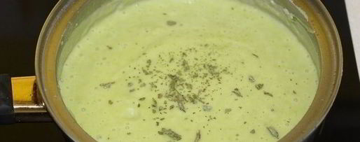 Шаг 6: супа-пюре из зеленого горошка