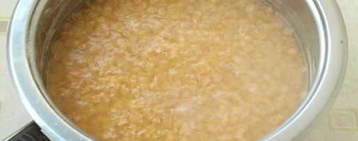 Шаг 1: супа-пюре с баклажанами и чечевицей