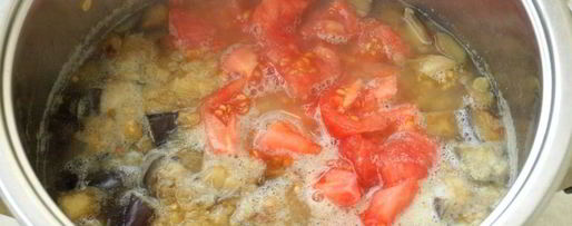 Шаг 3: супа-пюре с баклажанами и чечевицей