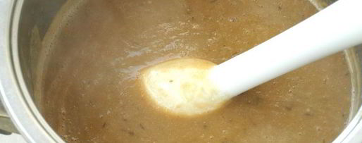 Шаг 4: супа-пюре с баклажанами и чечевицей