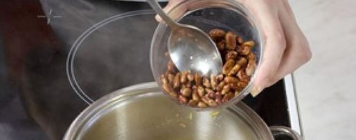 Шаг 1: супа-пюре с фасолью