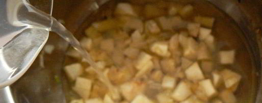 Шаг 2: супа-пюре с грушей