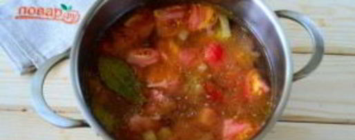 Шаг 5: томатного супа-пюре красная жара