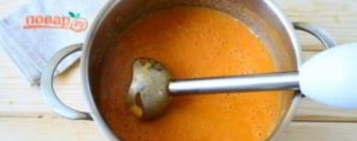 Шаг 7: томатного супа-пюре красная жара