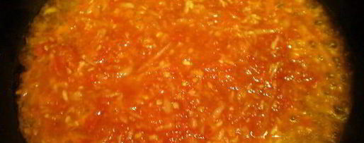 Шаг 1: томатного супа-пюре с костным мозгом