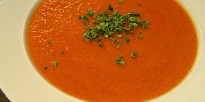 Рецепт тыквенно-томатного суп-пюре