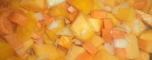 Шаг 1: тыквенного супа-пюре с чесночными сухариками