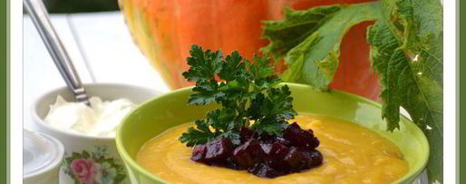 Шаг 7: тыквенного супа-пюре с карамелизованной свеклой и золотистым луком