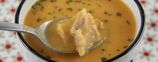 Шаг 4: тыквенного супа-пюре с копченой рыбой