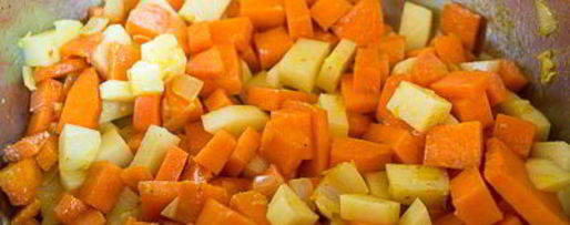 Шаг 5: тыквенного супа-пюре с жареным острым фаршем