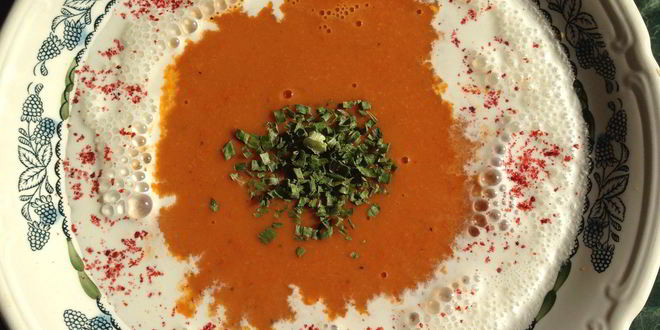 Рецепт воздушного супа-пюре из креветок