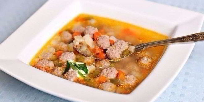 Рецепт супа с фрикадельками и сладким перцем