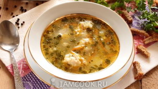 Рецепт Супа с фрикадельками в мультиварке