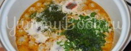 Шаг 4: супа с фрикадельками