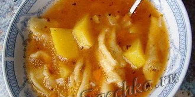Рецепт супа с галушками
