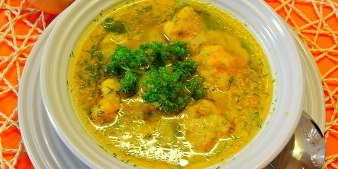 Рецепт супа с клецками домашний