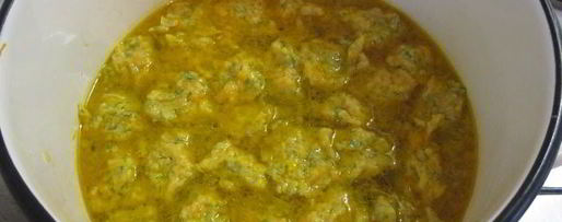 Шаг 8: супа с клецками домашний