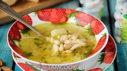 Рецепт Супа с консервированной фасолью