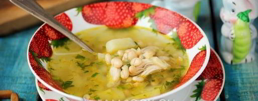 Шаг 7: супа с консервированной фасолью