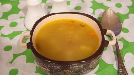 Рецепт Супа с курицей гриль